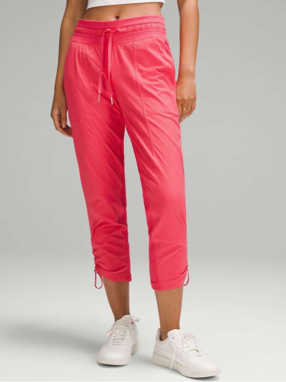 Lululemon Dance Studio Mid-Rise Cropped Pant in Glaze Pink